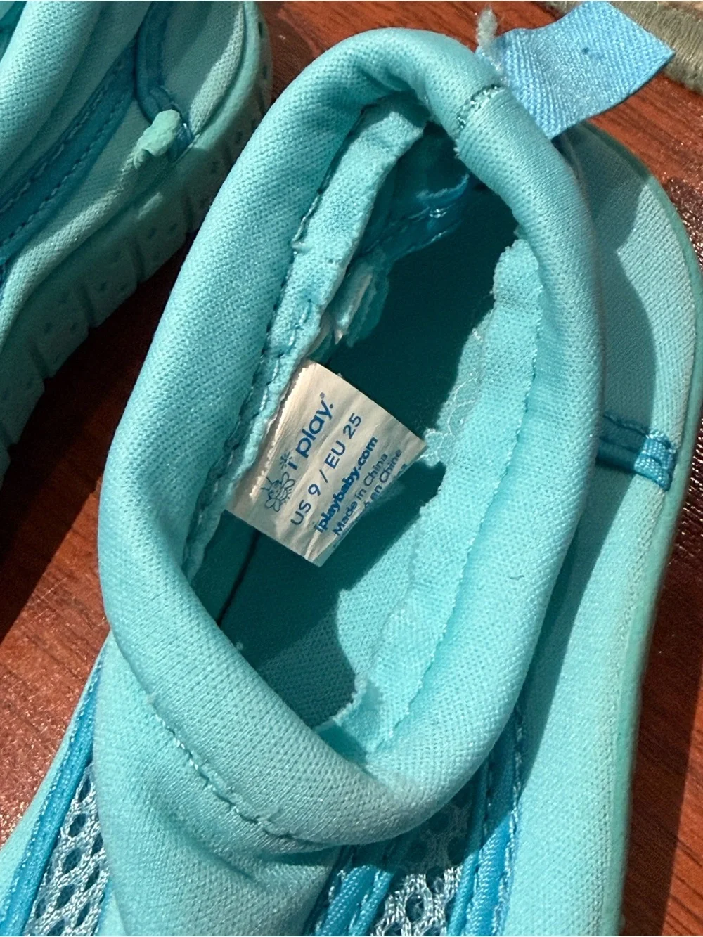 iPlay swim shoes size 9
